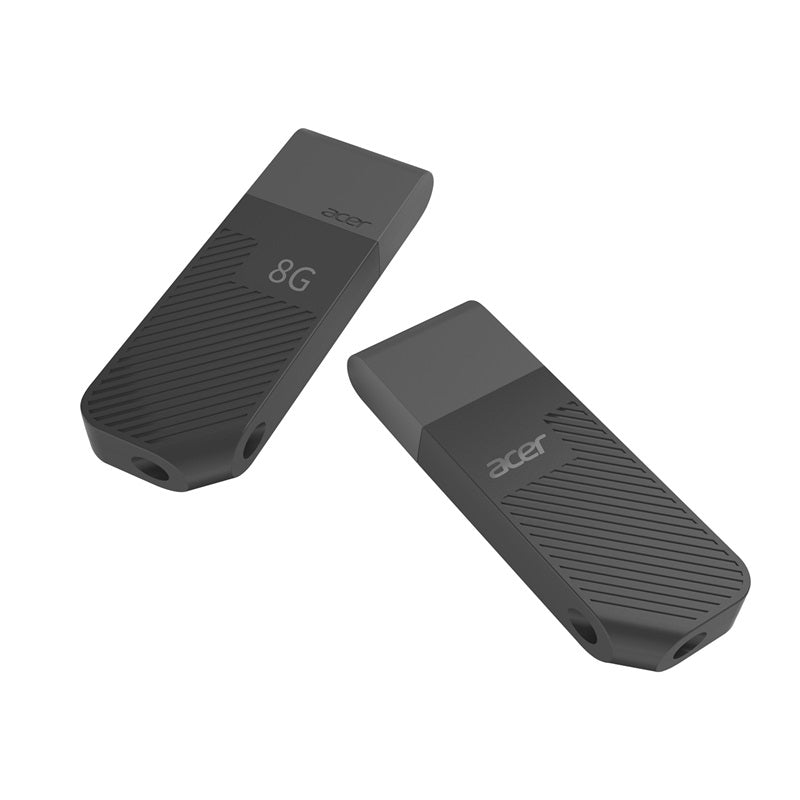 Memoria USB Acer UP200 de 8GB BL.9BWWA.508 30 MB/s Lectura 15MB/s Escritura - acabado plástico. Color Negro Memoria USB Acer UP200 de 8GB BL.9BWWA.508 30 MB/s Lectura 15MB/s Escritura - acabado plástico. Color Negro